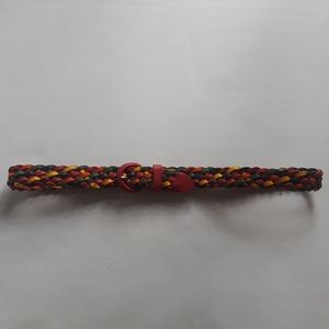 3 for 15 Vintage Rainbow Rope Braid Belt